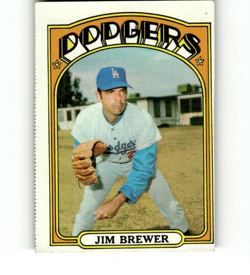 1972 Topps (EX) #151 Jim Brewer Los Angeles Dodgers