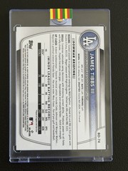 Topps 2025 Bowman Draft Prospects James Tibbs III #BD-74 RC Blue /150 Dodgers