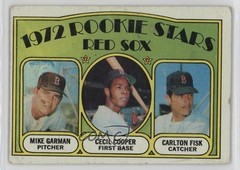 1972 Topps Stars Mike Garman Cecil Cooper Carlton Fisk #79 Rookie RC HOF 0ls