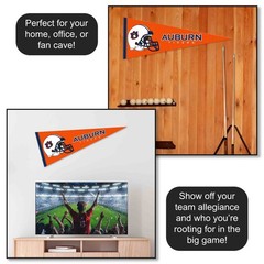 Auburn 12 in X 30 in Football Helmet Pennant