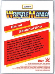 2026 Topps Chrome WWE #WMR-9 Bruno Sammartino WrestleMania Recall