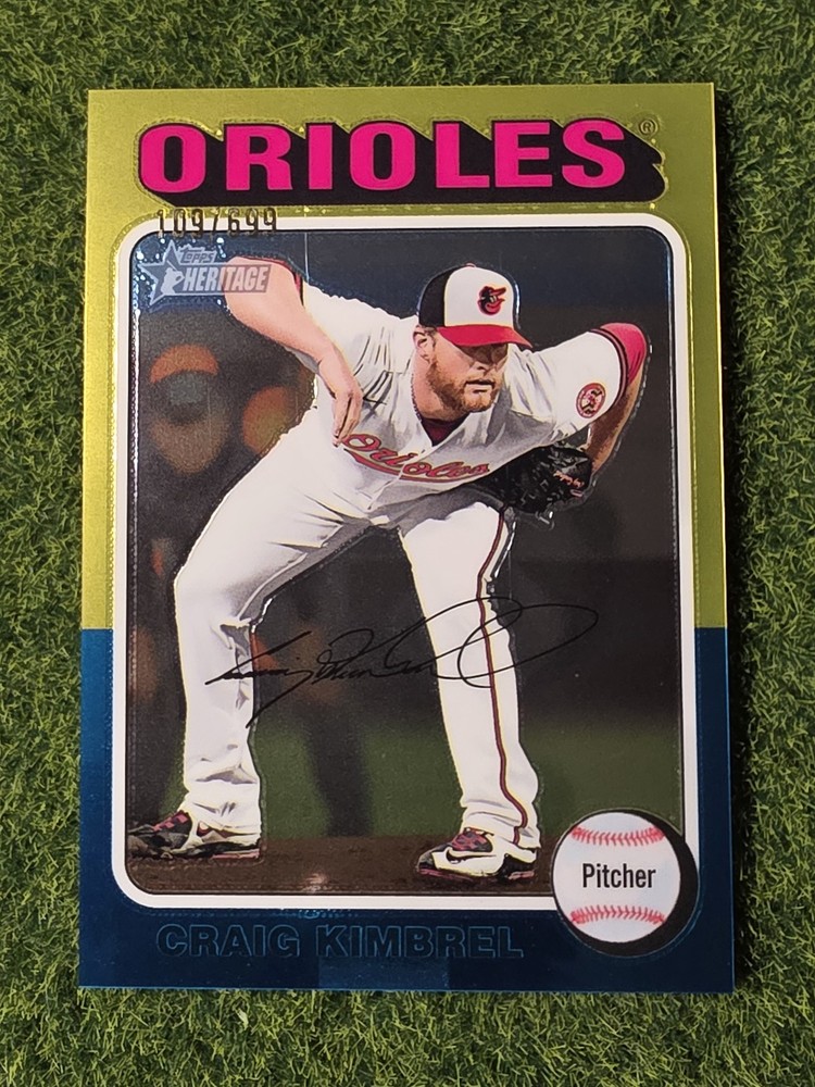 2024 Topps Heritage #486 CRAIG KIMBREL Refractor #/699
