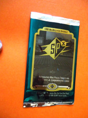 1996 Upper Deck SPX Baseball empty card wrapper – MLB – Griffey – Piazza