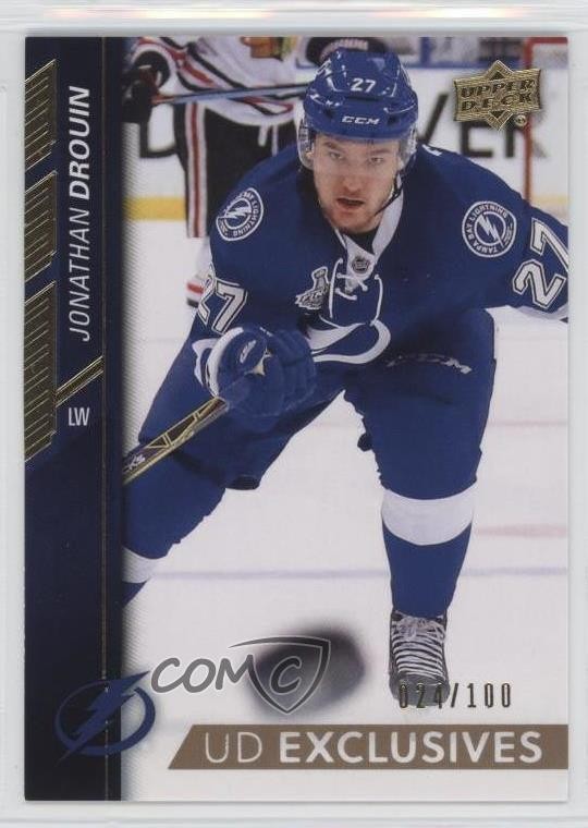 2015-16 Upper Deck UD Exclusives 24/100 Jonathan Drouin #166 2a8