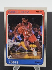 1988 Fleer Basketball Maurice Cheeks #86 Philadelphia 76ers NBA