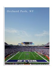 Buffalo Bills Poster Stadium Art Print Football Gift 12×16&Prime;