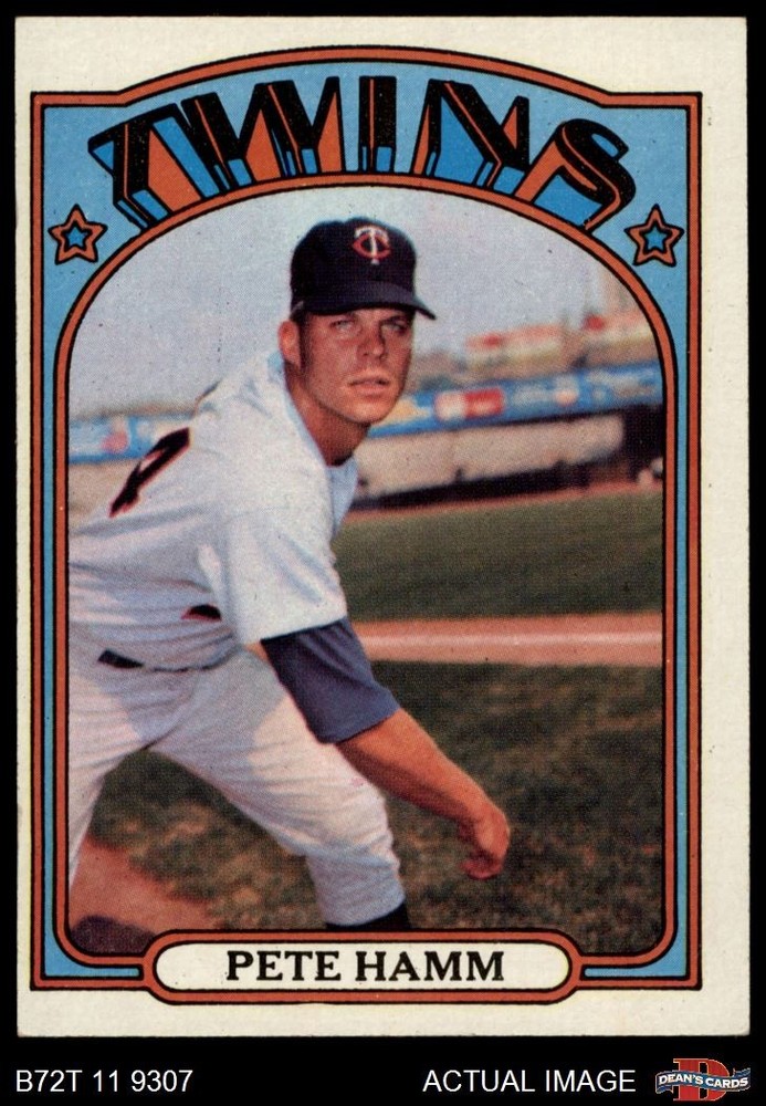 1972 Topps #501 Pete Hamm Twins 5 – EX