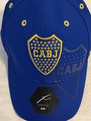 Fi Collection Club BOCA Juniors Blue Fitted Soccer Hat/Cap Adult Sz: S/M