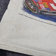 Vtg 2000 Dale Earnhardt Taz Looney Tunes T-Shirt Large NASCAR Racing Rip Thrashe