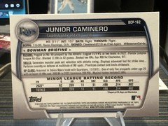 2023 Bowman Chrome Sapphire Edition – Prospects Junior Caminero #BCP-162 (RC)