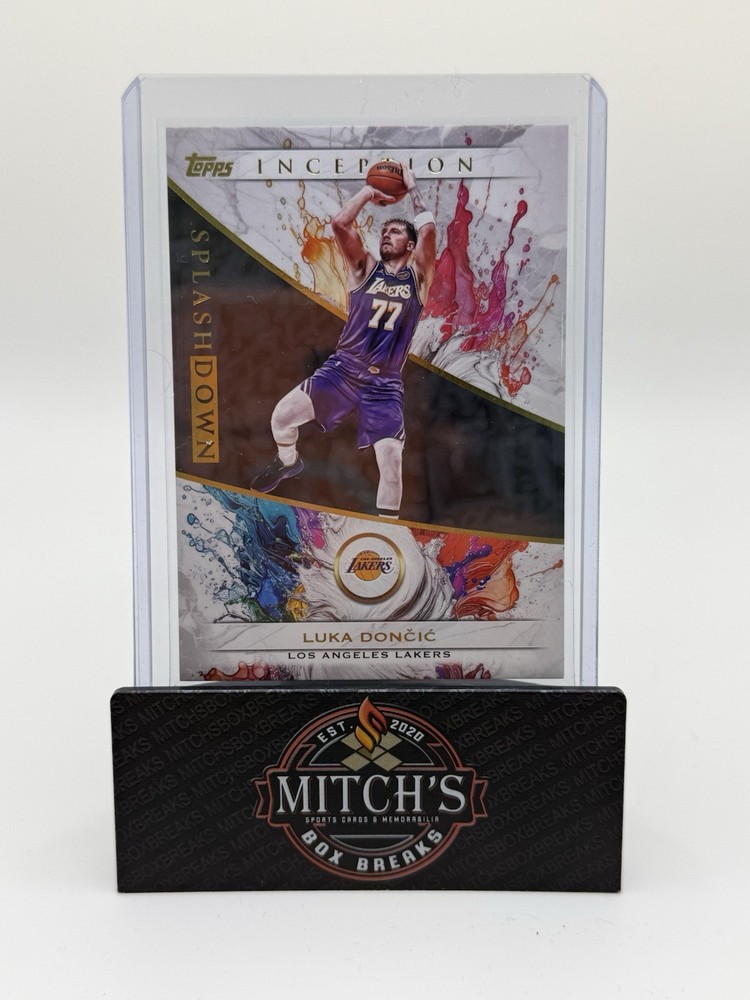 Luka Doncic 2025-26 Topps Inception SPLASHDOWN CASE HIT SSP S-1 Lakers