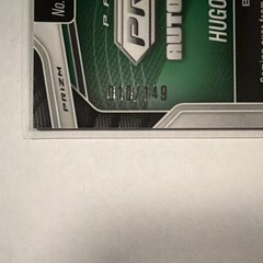 Panini 2025-26 Prizm Autographs Hugo González Celtics #PA-GON Orange Pulsar /149