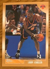 LARRY JOHNSON, 1998-1999 TOPPS CARD, NBA LEGEND !