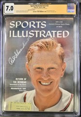 1960 Sports Illustrated #v12 #23 Time Inc June 6 Red Schoendienst Auto CGC 7.0