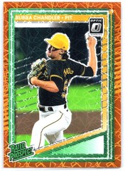 2025 Optic Bubba Chandler 193 Optic Orange Velocity Pittsburgh Pirates