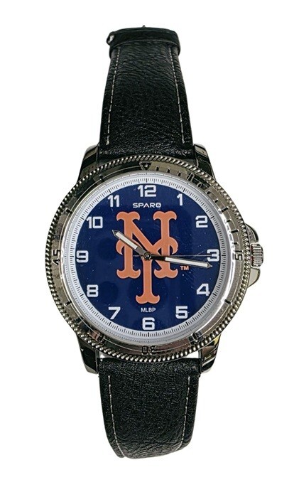New York Mets Classic Men&rsquo;s Watch Black Band (NEW, but may need battery)