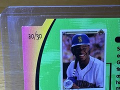 1998 Upper Deck KEN GRIFFEY JR RETROSPECTIVES DIE CUT insert Mariners