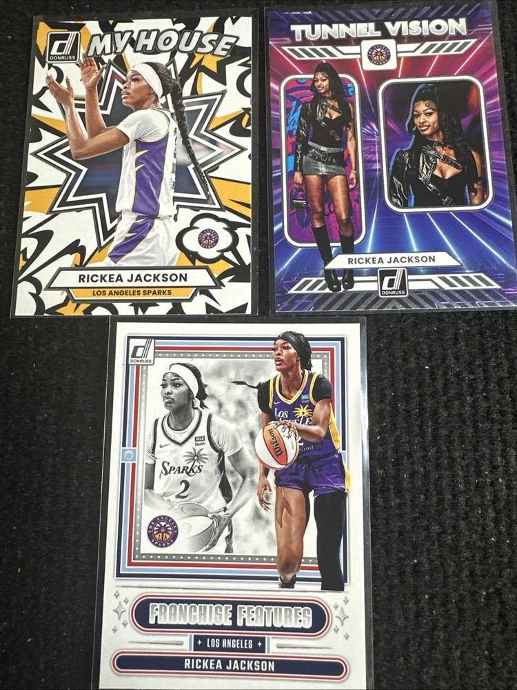 2025 Donruss WNBA Rickea Jackson My House Tunnel Vision Franchise Features Lot