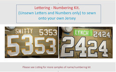 Las Vegas (Any Team/League) Name Number UNSEWN Kit for FOOTBALL Jersey READ DESC