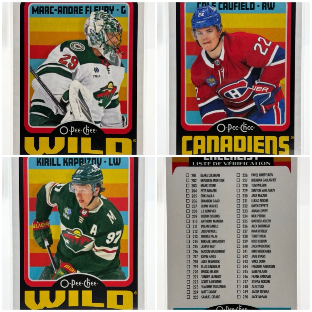 2024-25 OPC O-Pee-Chee Retro Base (#251-500) Complete Your Set, You Pick/Choose!