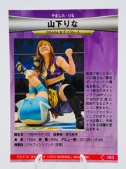 🔥 2015 RINA YAMASHITA True Heart BBM Women Wrestling Card 🔥