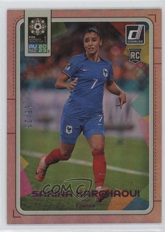 2023 Donruss FIFA Women&rsquo;s World Cup Pink 15/23 Sakina Karchaoui Rookie RC ux8