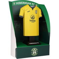 Hibernian FC Metal Football Shirt Personalised Hibs 2025/26 Away Kit Alloy Shirt