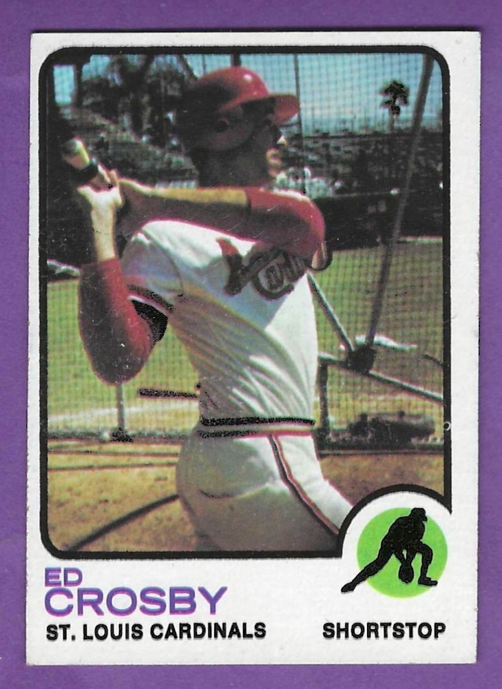 1973 Topps – #599 Ed Crosby – St. Louis Cardinals – ExMt