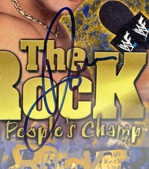Dwayne The Rock Johnson Signed 2000 WWF DVD Autographed PSA/DNA COA