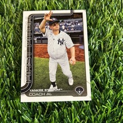 2025 Topps Baseball Nicky Cass Coach Al First Pitch SSP #FP-4 Yankees A75