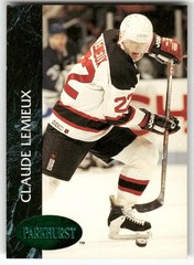 1992-93 Parkhurst #89 Claude Lemieux Emerald Ice New Jersey Devils