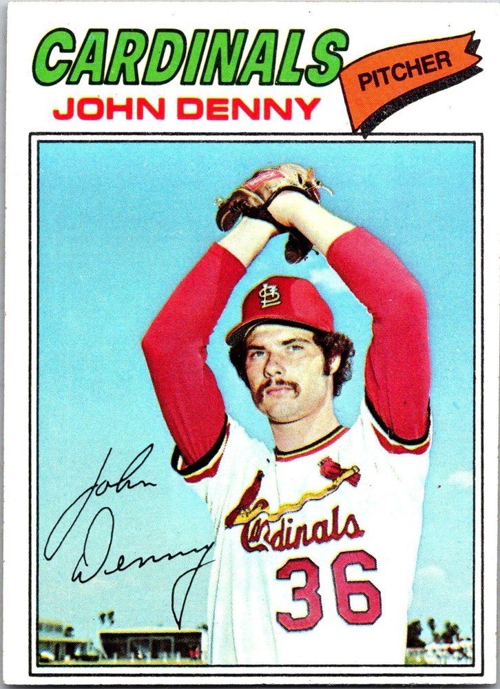 1977 Topps John Denny #541