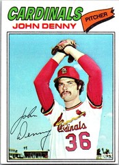 1977 Topps John Denny #541