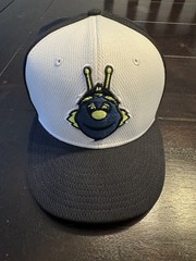 New Era 5950 MiLB Columbia Fireflies Mascot On-Field BP Hat Size 7 3/8