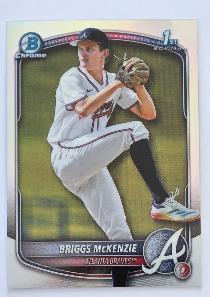 Briggs McKenzie 2025 Bowman Draft Refractor 1st Bowman #BDC-81 Braves