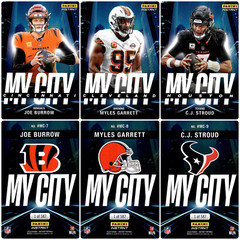 (32) 2024 Panini Instant Football – NFL MY CITY 1/587 SP – Complete Set – RC 🔥