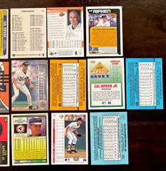 Cal Ripken Jr Baseball Card Lot (22 Cards, 20 Different Cards) Varied