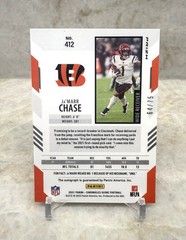 2021 panini chronicles score update rookies Ja&rsquo;Marr Chase rc auto /75 #412