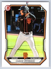 CARLOS GUTIERREZ GIANTS RC 1st card 2026 BOWMAN PROSPECTS #BP-14