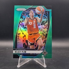 2024-25 Panini Prizm WNBA Kelsey Plum #77 Green Prizm Aces