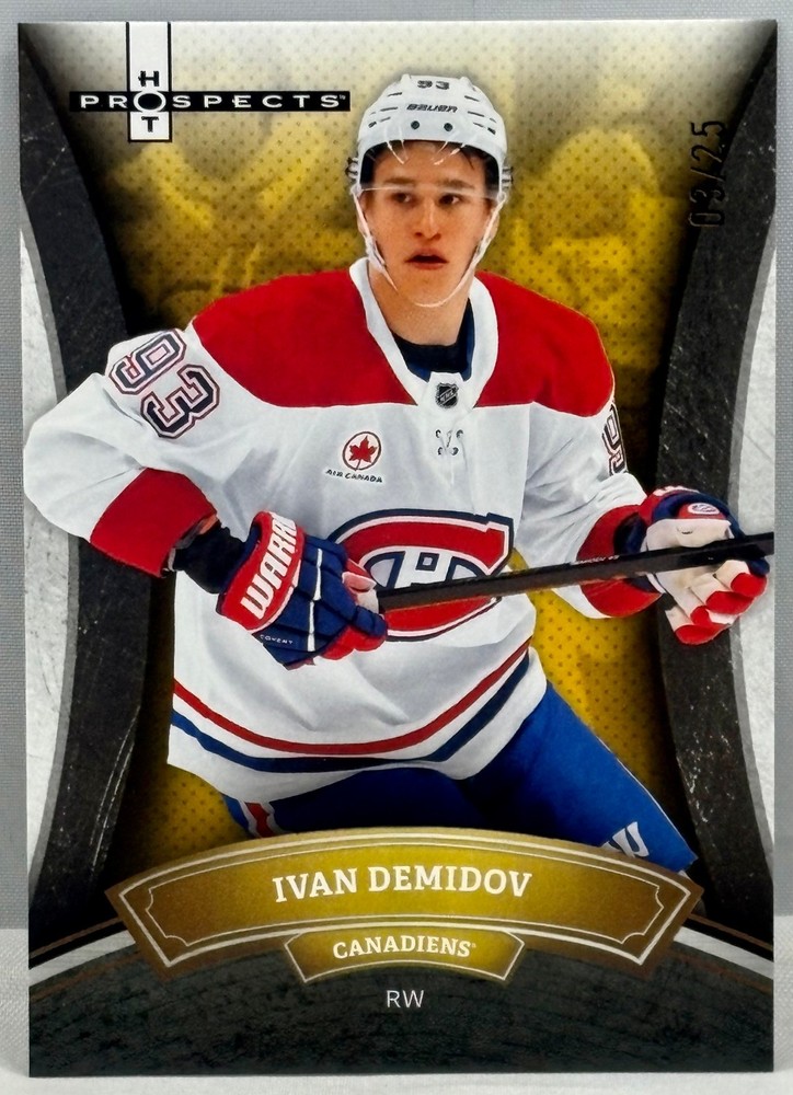 2026 UD – NSCC – #HP-2 – Ivan Demidov RC – Fleer Hot Prospects Gold – #3/25