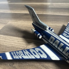 Danbury Mint Dallas Cowboys Boeing 727 Team Plane Diecast NFL Collectible-NO BOX