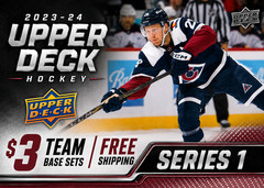 $3 – 2023-24 Upper Deck Hockey Series 1 – Base Team Sets – FREE SHIPPING