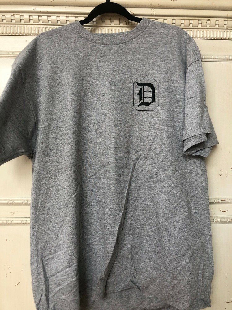 MEN&rsquo;S DETROIT TIGERS T-SHIRT GRAY X LARGE SHORT SLEEVES