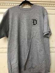 MEN&rsquo;S DETROIT TIGERS T-SHIRT GRAY X LARGE SHORT SLEEVES