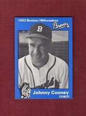 #28 JOHNNY COONEY. coach ~ 1953 Boston/Milwaukee Braves