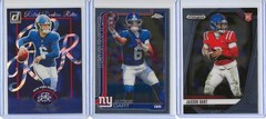 Jaxson Dart ROOKIE LOT x3 🔥 Topps Chrome + Donruss Retro Rated Rookie + Prizm