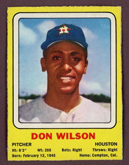 1970 Transogram Don Wilson Houston Astros