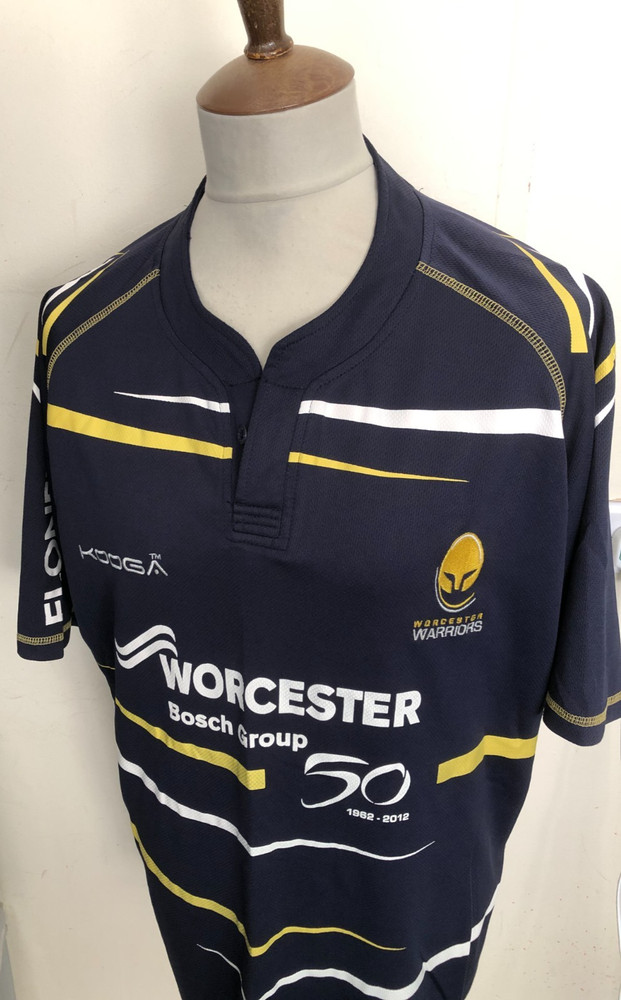 WORCESTER WARRIORS RUGBY UNION SHIRT SIZE XXL
