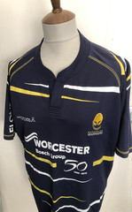 WORCESTER WARRIORS RUGBY UNION SHIRT SIZE XXL